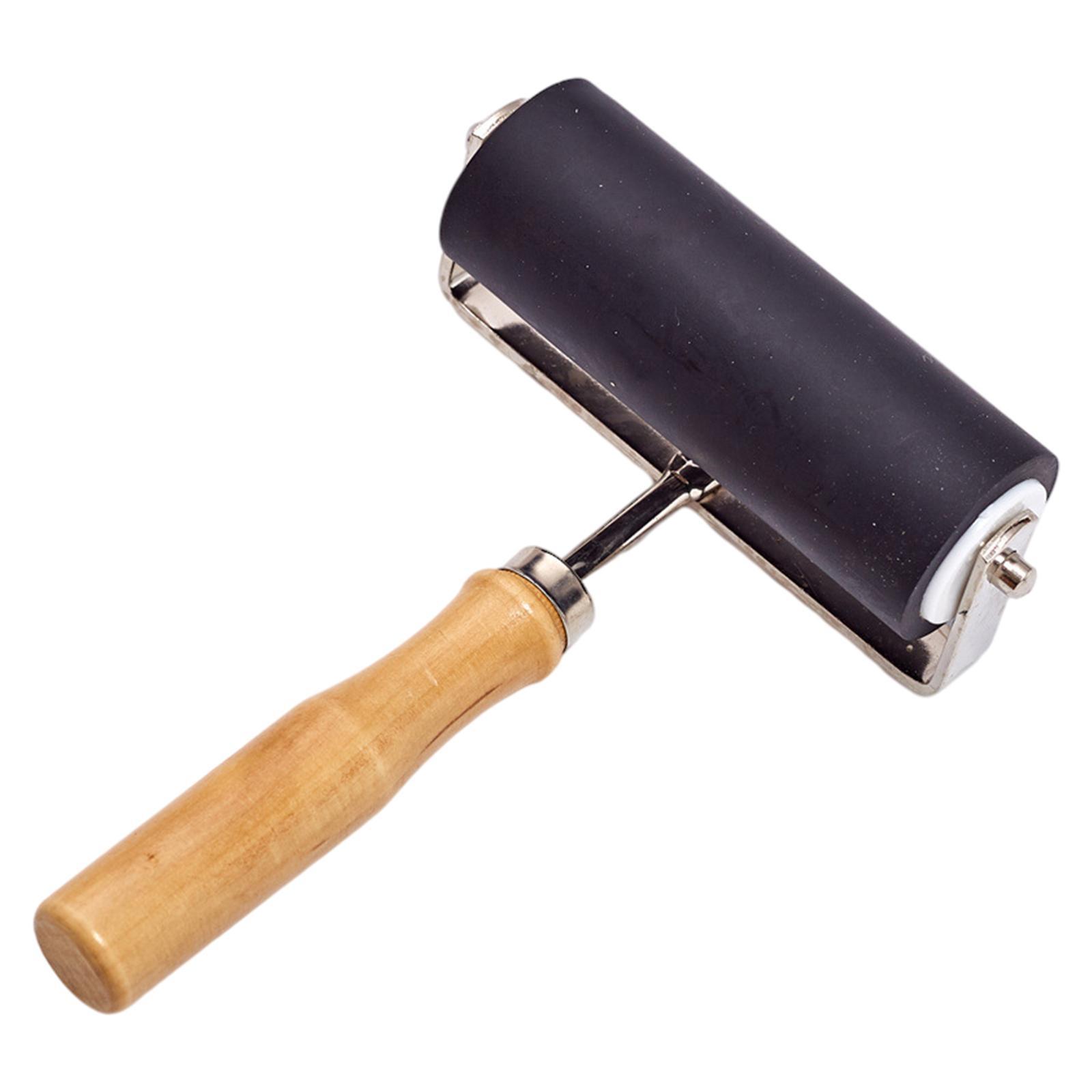 Rubber Roller Tool Construction Tool Anti Skid Crafts for Printmaking Painting Kids
