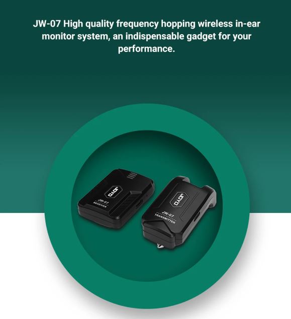 JOYO JW-06 JW-07 Digital Wireless Transmitter&amp; Receiver- Bộ Thu Phát Tín Hiệu Không Dấy Cho Thu Âm Biểu Diễn Nhạc Cụ- Hàng Chính Hãng
