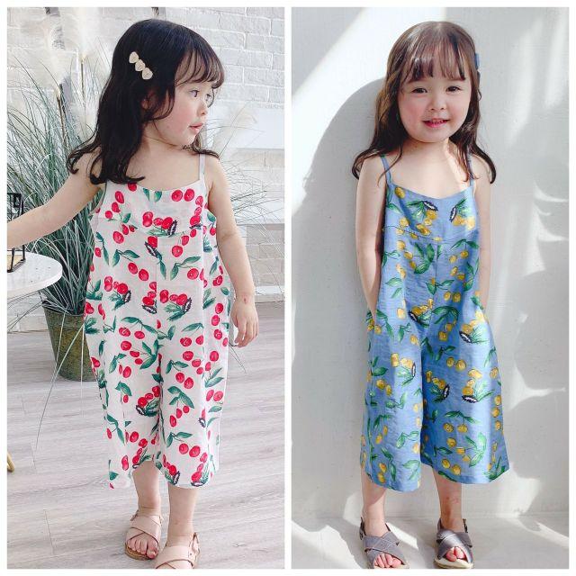 Jumpsuit bé gái sành điệu cực xinh