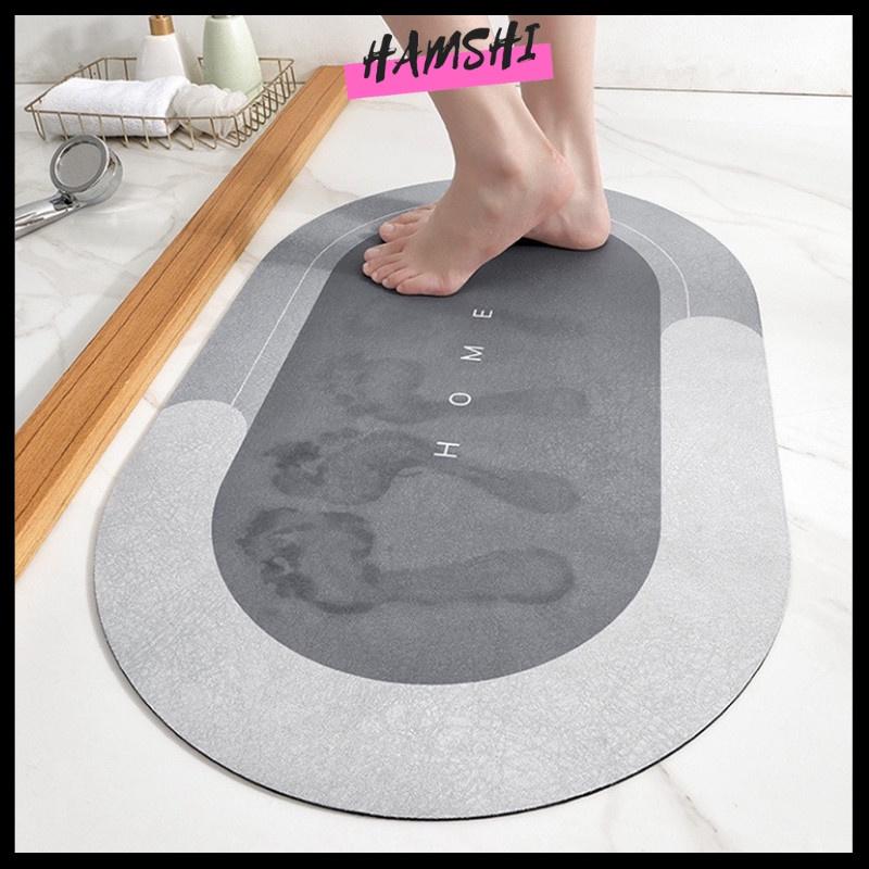 Thảm lau chân nhà tắm bếp chống trượt thấm nước hình thú Hamshi Shop TLC01