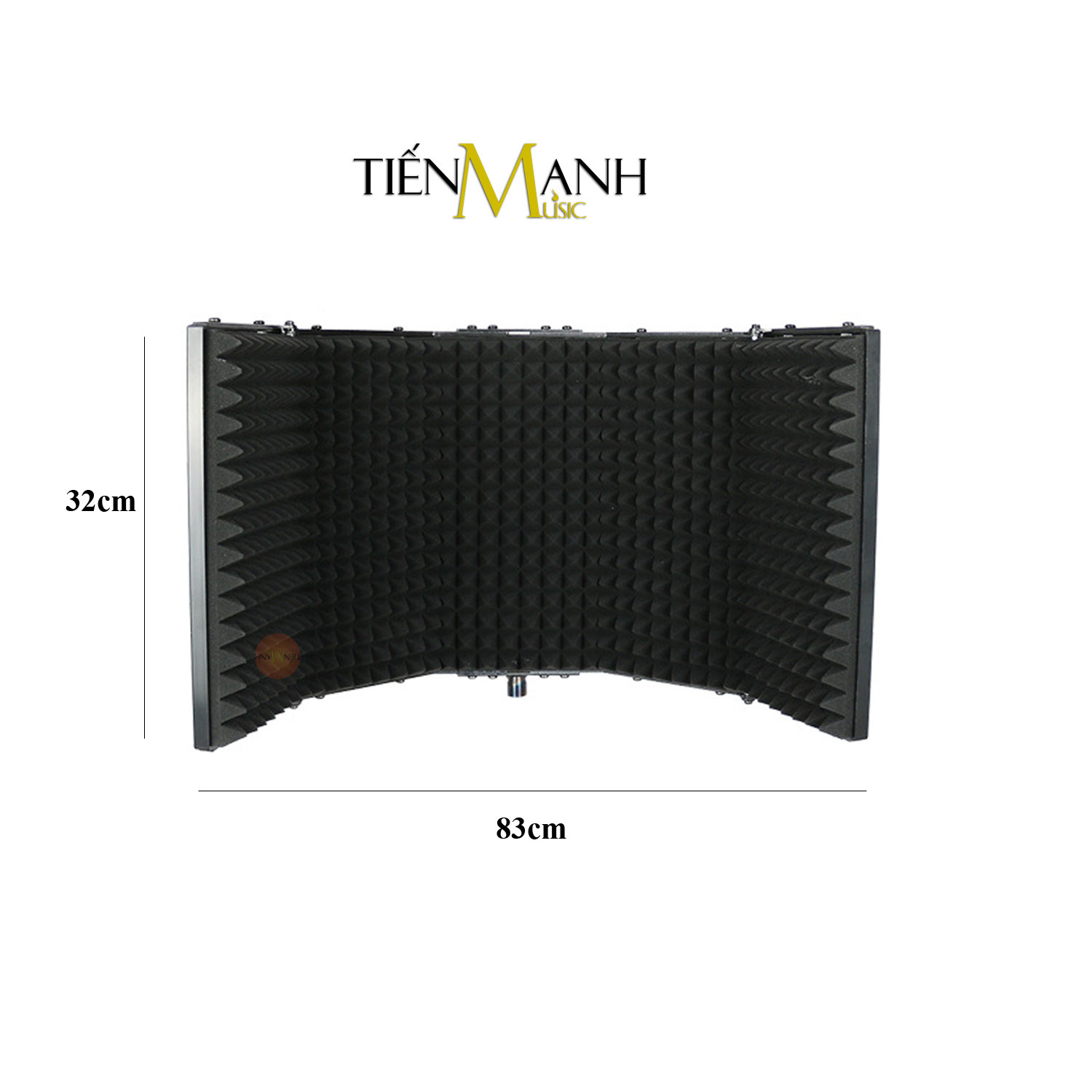 Màng Vách Chắn Tiêu Âm Cho Micro Phòng Thu Loại 5 Cánh Dr.Mic SIC-05 Mic Vocal Booth Màn Tấm Khung Vành Chống Dội, Vang, Tiếng Ồn Hàng Chính Hãng - Kèm Móng Gẩy DreamMaker