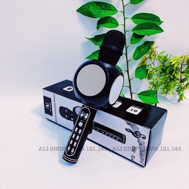 Micro Bluetooth Hát Karaoke YS-90, Mic Bắt Giọng Siêu Hay