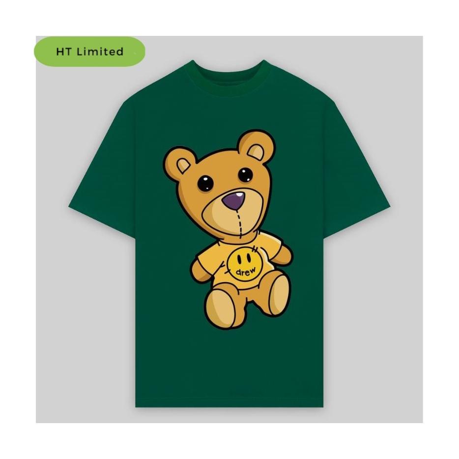 Áo thun thiết kế Unisex Drew Bear, Cotton Cao Cấp 100%