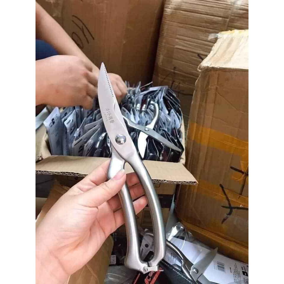 Kéo cắt gà inox xuất Nhật siêu tiện dụng