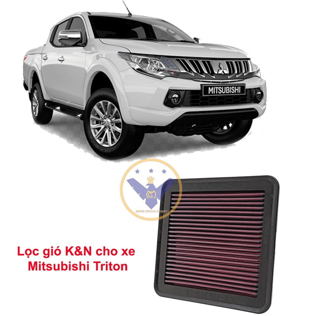Lọc gió động cơ vĩnh cửu K&N cho xe Mitsubishi Triton, Pajero Sport - 33 2951