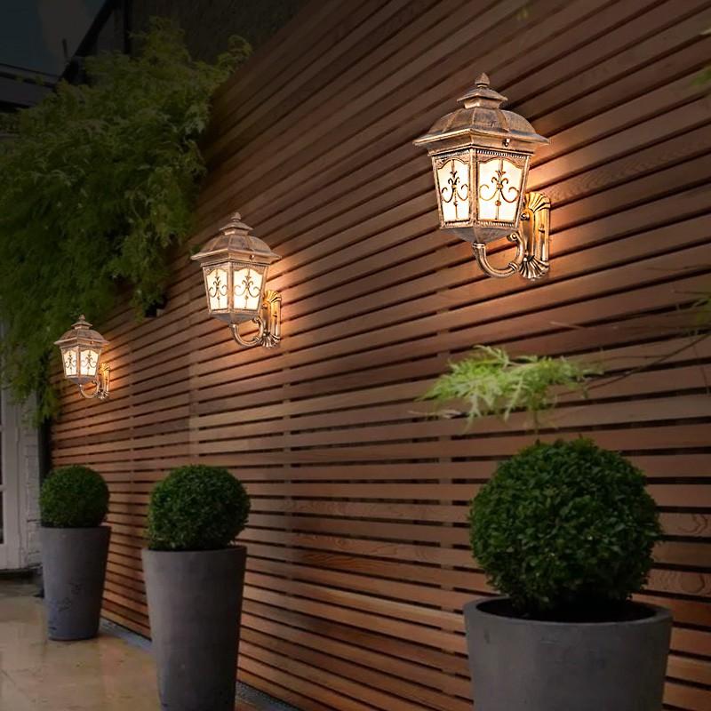 Đèn Tường Trang Trí Ngoại Thất Cao cấp -Kèm Bóng Đèn Led siêu sáng