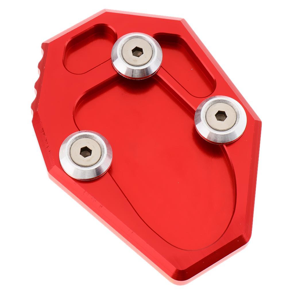 Motorcycle Kickstand Side Stand Extension Plate Pad for