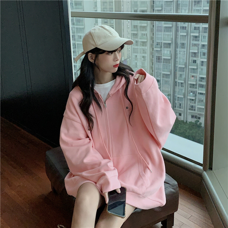 ÁO KHOÁC HOODIE FORM RỘNG KHÓA KÉO NỈ UNISEX