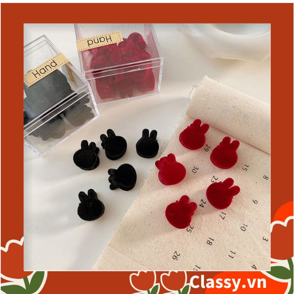 Bộ 10 chiếc Phụ kiện Kẹp tóc trái tim và thỏ nhỏ Kẹp tóc mái Classy , giả tóc tết hai bên mái nhỏ xinh nữ tính PK914
