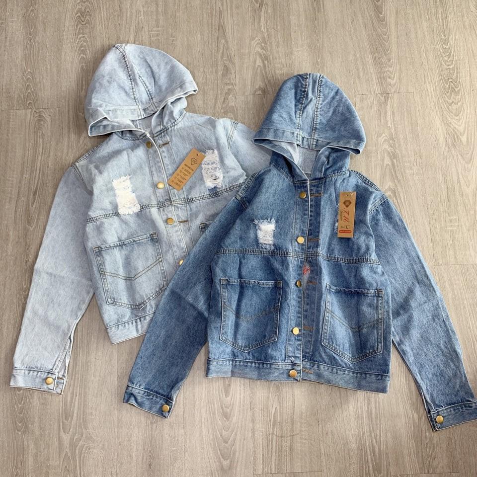 ÁO KHOÁC JEAN NÓN KIỂU CAO CẤP SHOP PHƯƠNG CHÂU