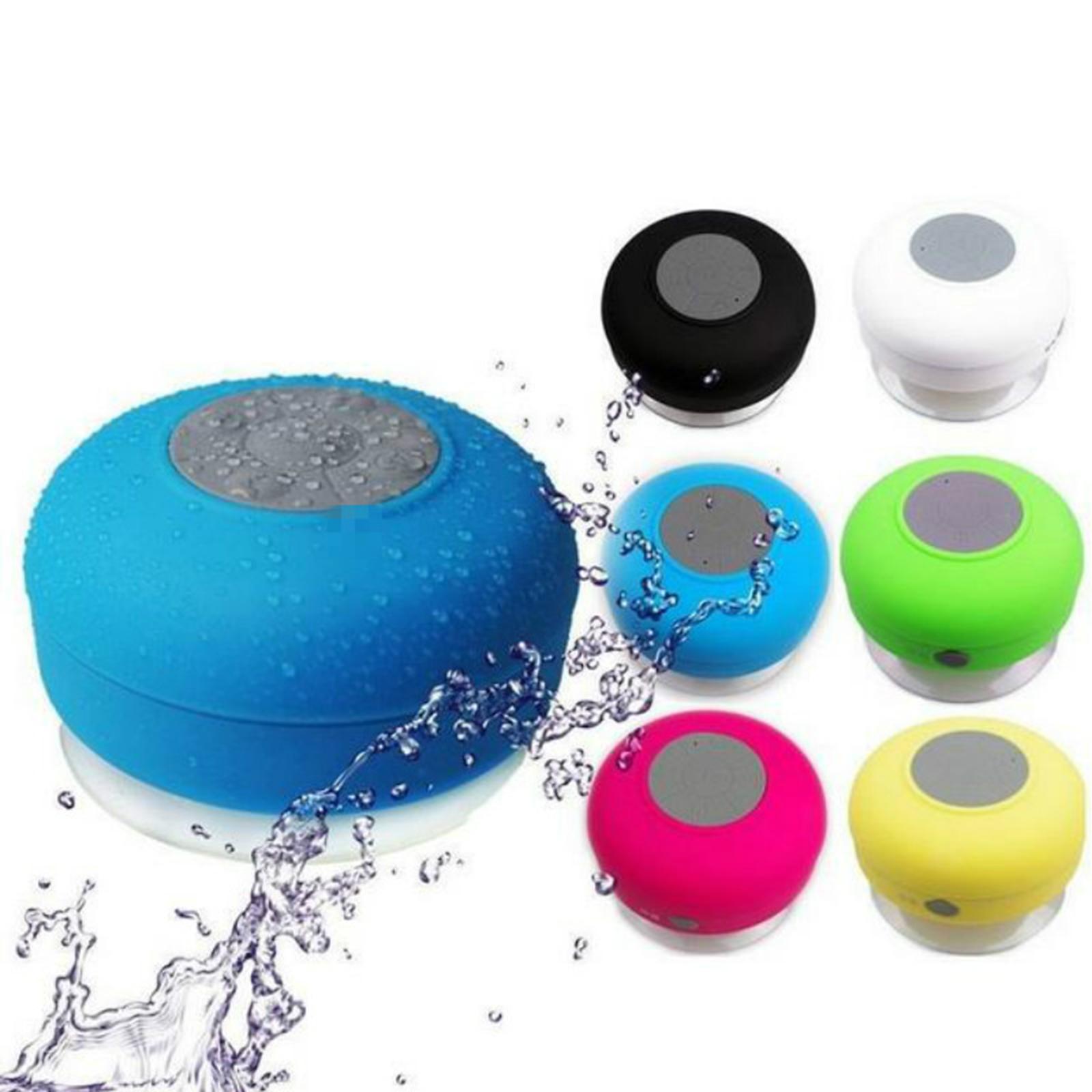 Portable Bluetooth Speaker Shower Waterproof with Suction Cup Outdoor