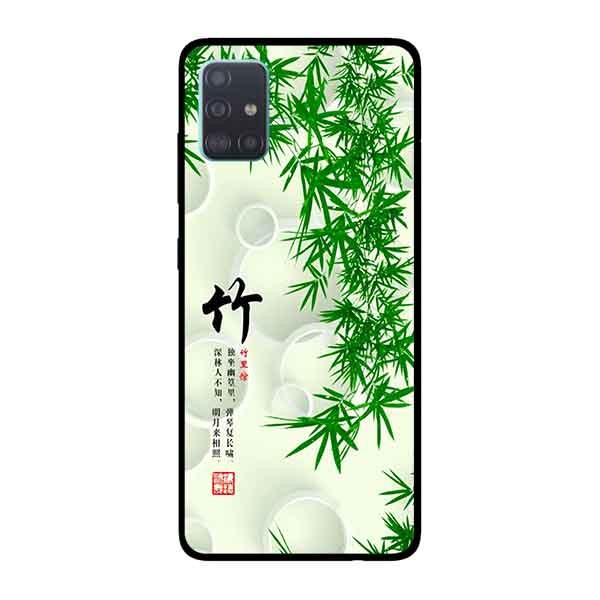 Ốp Lưng in cho Samsung Galaxy A71 mẫu Tranh Nền Tre - Hàng Chính Hãng