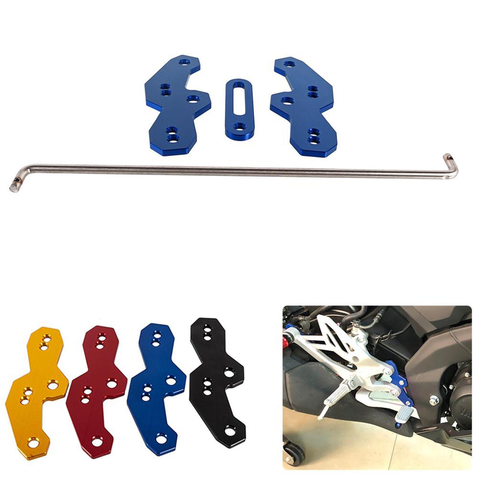 CNC Motorcycle Rear Shifting Adapter Block Rearset Base Foot Peg Footrest Relocation Brackets for Yamaha YZF R15 YZF-R15 V3 2017-2019