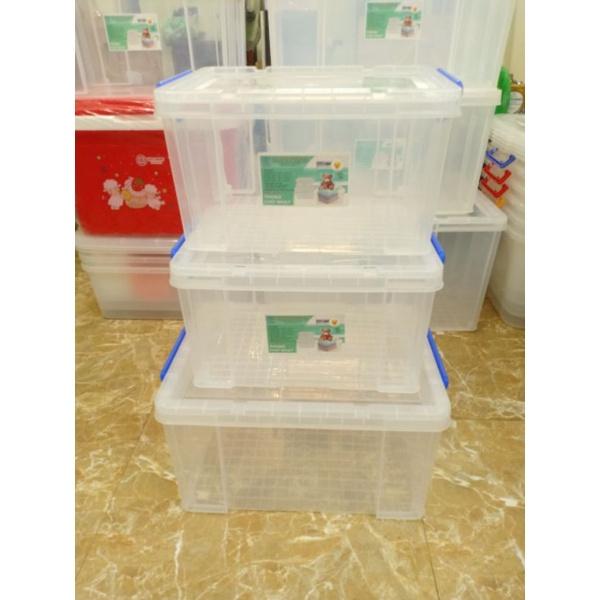 THÙNG NHỰA CHỮ NHẬT GIẢ MỸ CÁC CỠ 25L/35L/65L/100L
