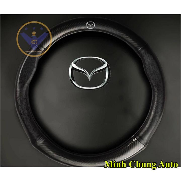 Bọc vô lăng ô tô logo các hãng-Cacbon