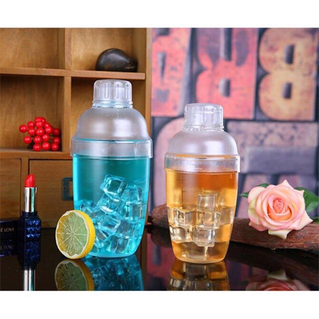 Bình Lắc Cocktail Shaker Nhựa Pha Chế Các Loại Nước Uống