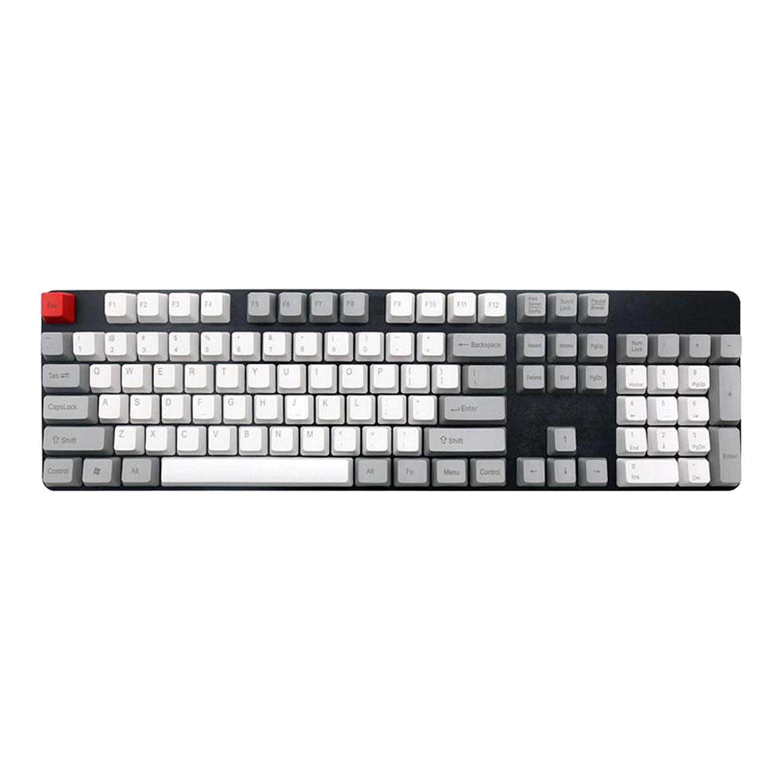 104 Keys PBT Key Caps DIY For Mechanical Keyboard Relieve Fatigue Style 1