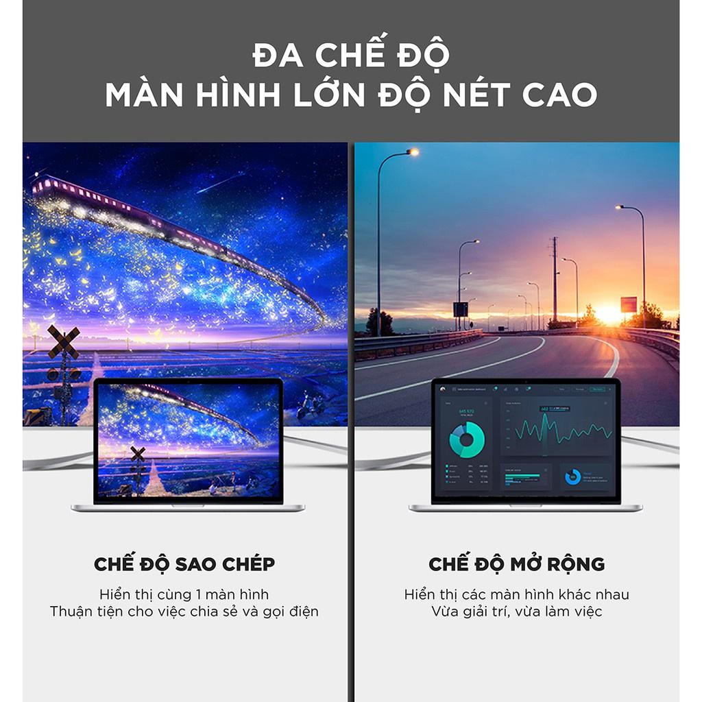 Cáp chuyển đổi Displayport to HDMI hỗ trợ 4K@60Hz chính hãng Ugreen 70694 cao cấp hàng chính hãng