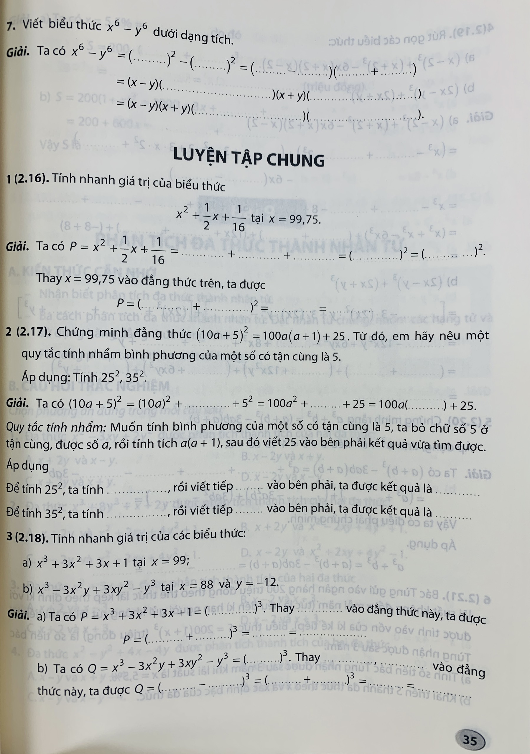 Combo Vở thực hành Toán lớp 8 tập 1+2 (Kết nối tri thức với cuộc sống)