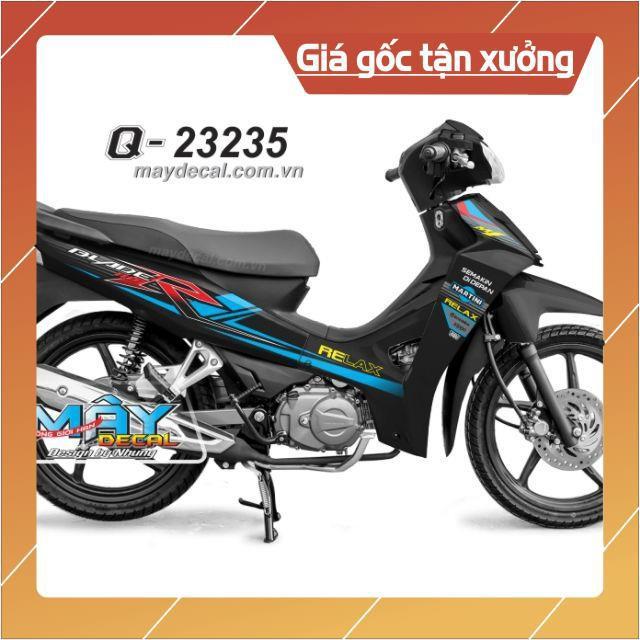Tem rời wave blade 110 chữ R đỏ