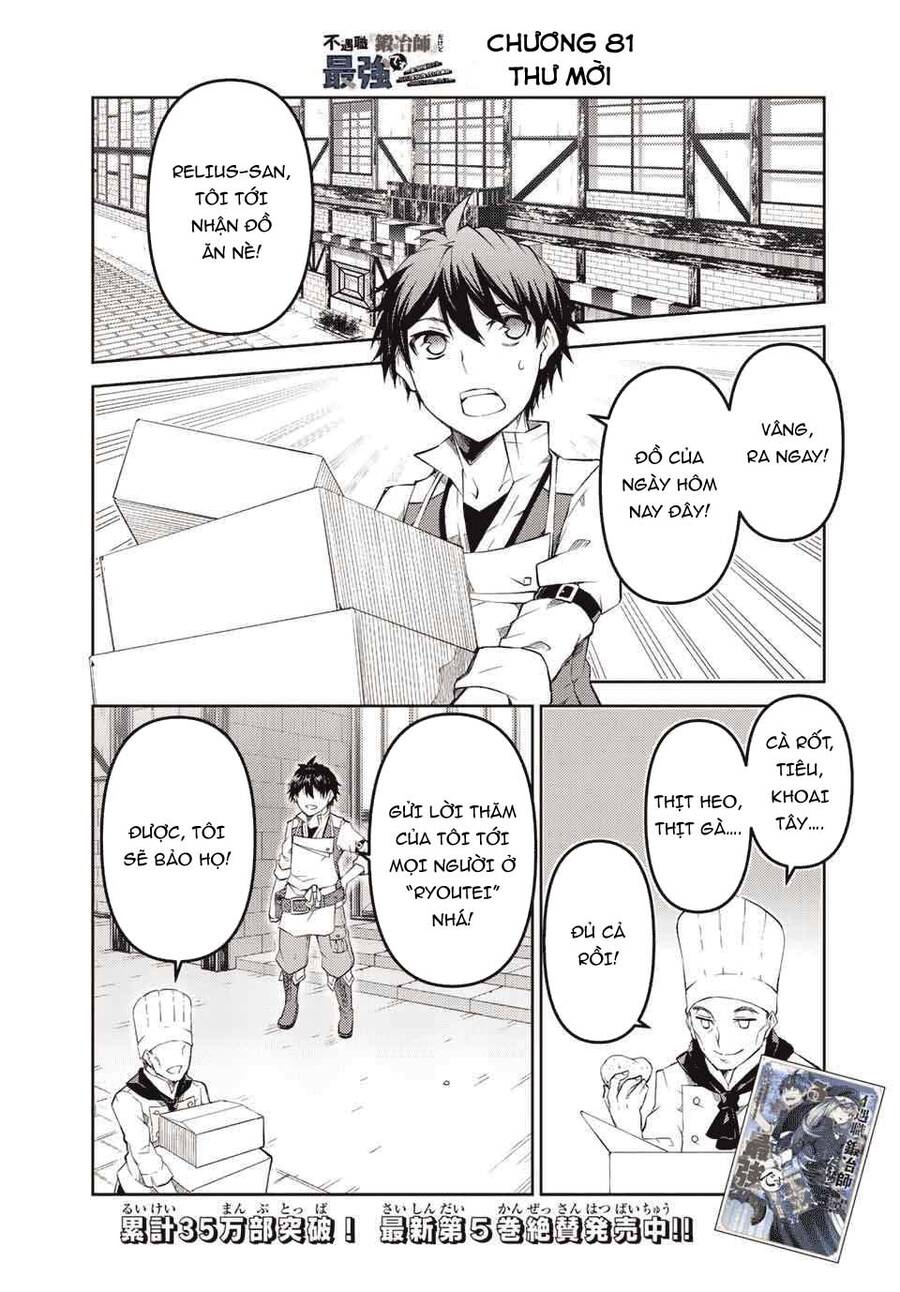 từ chức nghiệp yếu nhất trở thành "thợ rèn" mạnh nhất chapter 81 1