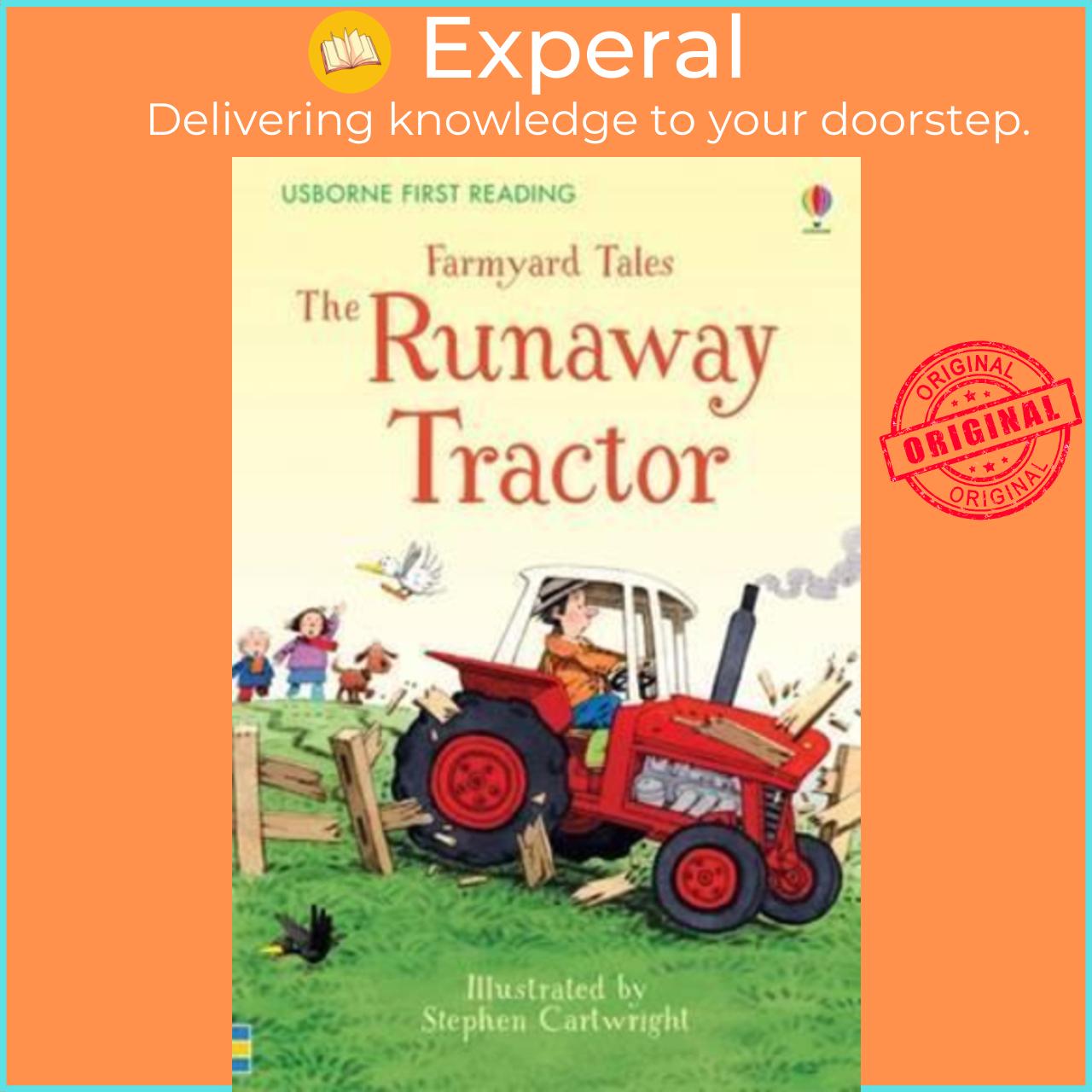 Sách - First Reading Farmyard Tales : The Runaway Tractor by Heather Amery