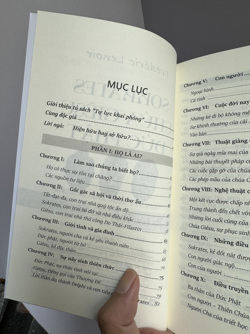 SOKRATES, CHÚA GIÊSU, ĐỨC PHẬT – Frédéric Lenoir - Võ Thị Xuân Sương dịch - IRED Books