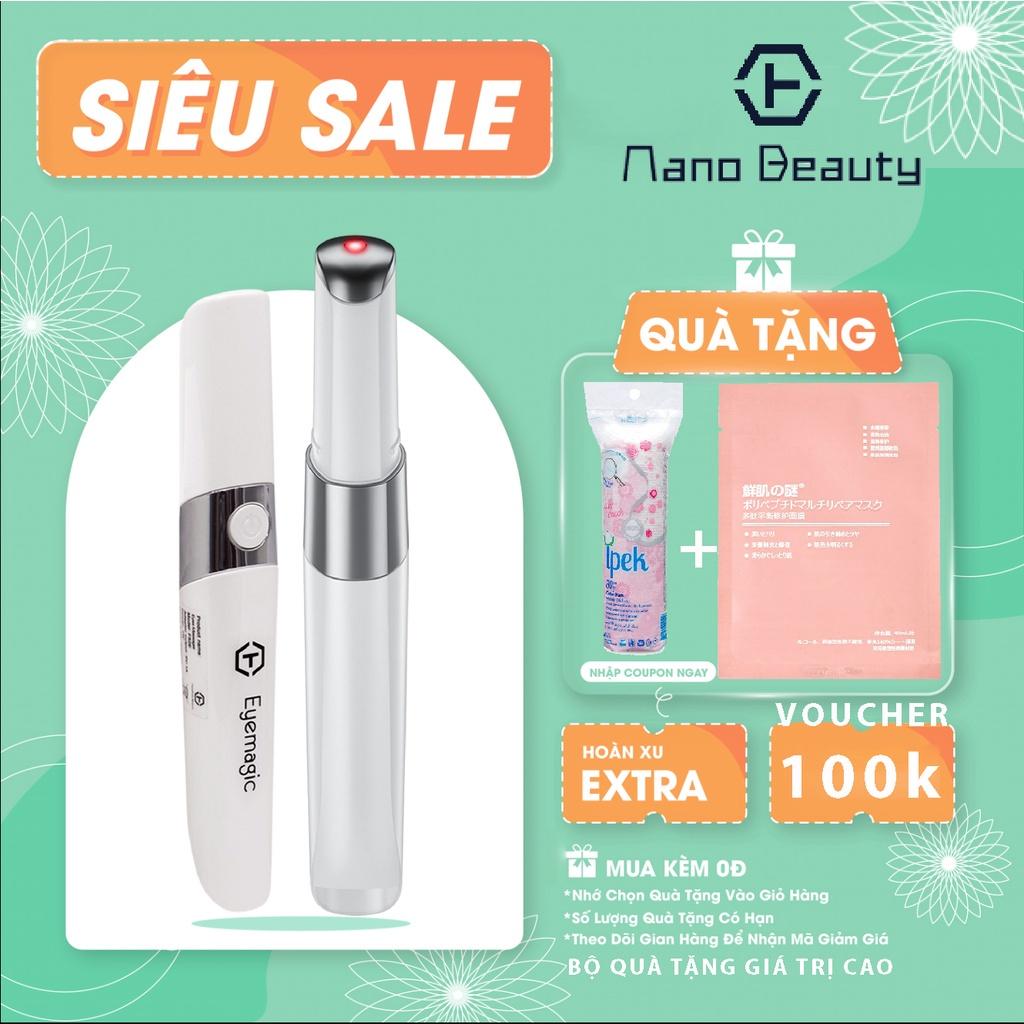 Máy massage trị thâm quầng bọng mắt xoá bọng và nhăn mắt F52E Nanotime BEAUTY