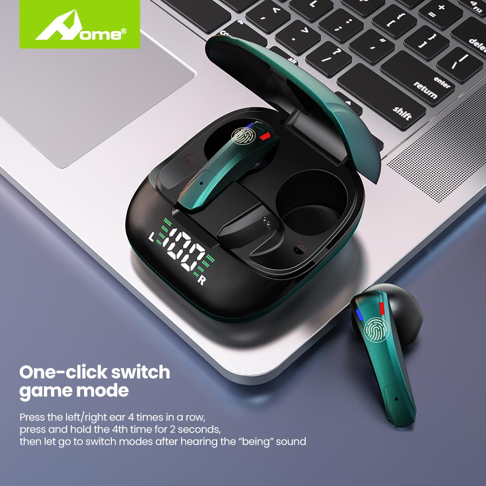 Thật Không Dây Bluetooth Tai Nghe Có Mic Độ Trễ Thấp Trò Chơi Tai Nghe Nhét Tai Tai Nghe LED Tai Tws Cảm Ứng Tai Nghe Nhét Tai Dành Cho Android iPhone