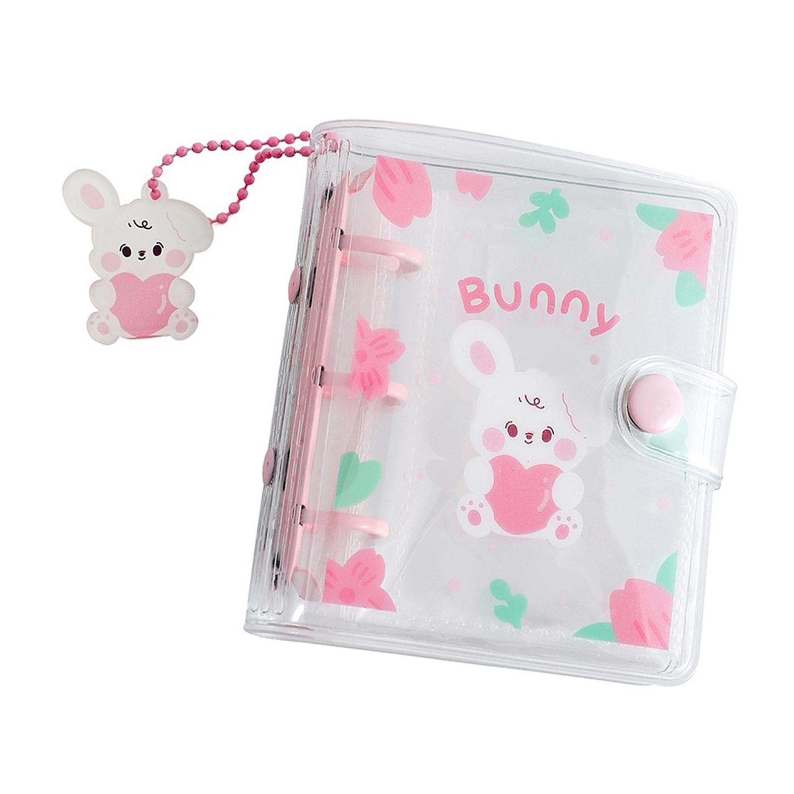 Mini Photo Album, Photo Card Holder with Pendant 10 Pockets
