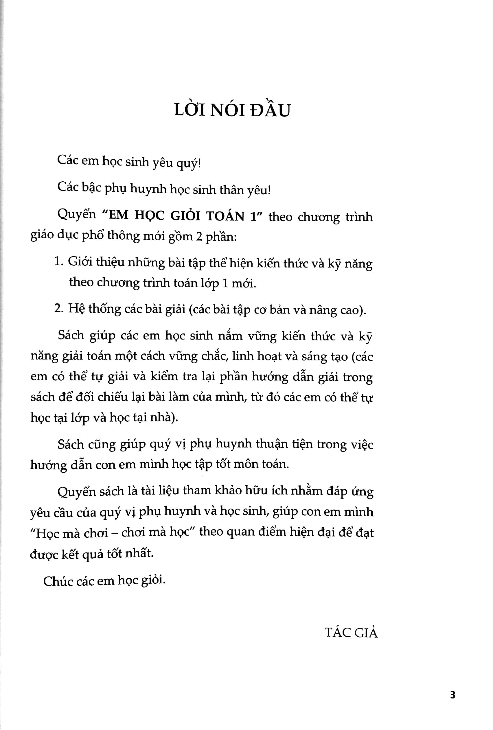 Em Học Giỏi Toán 1