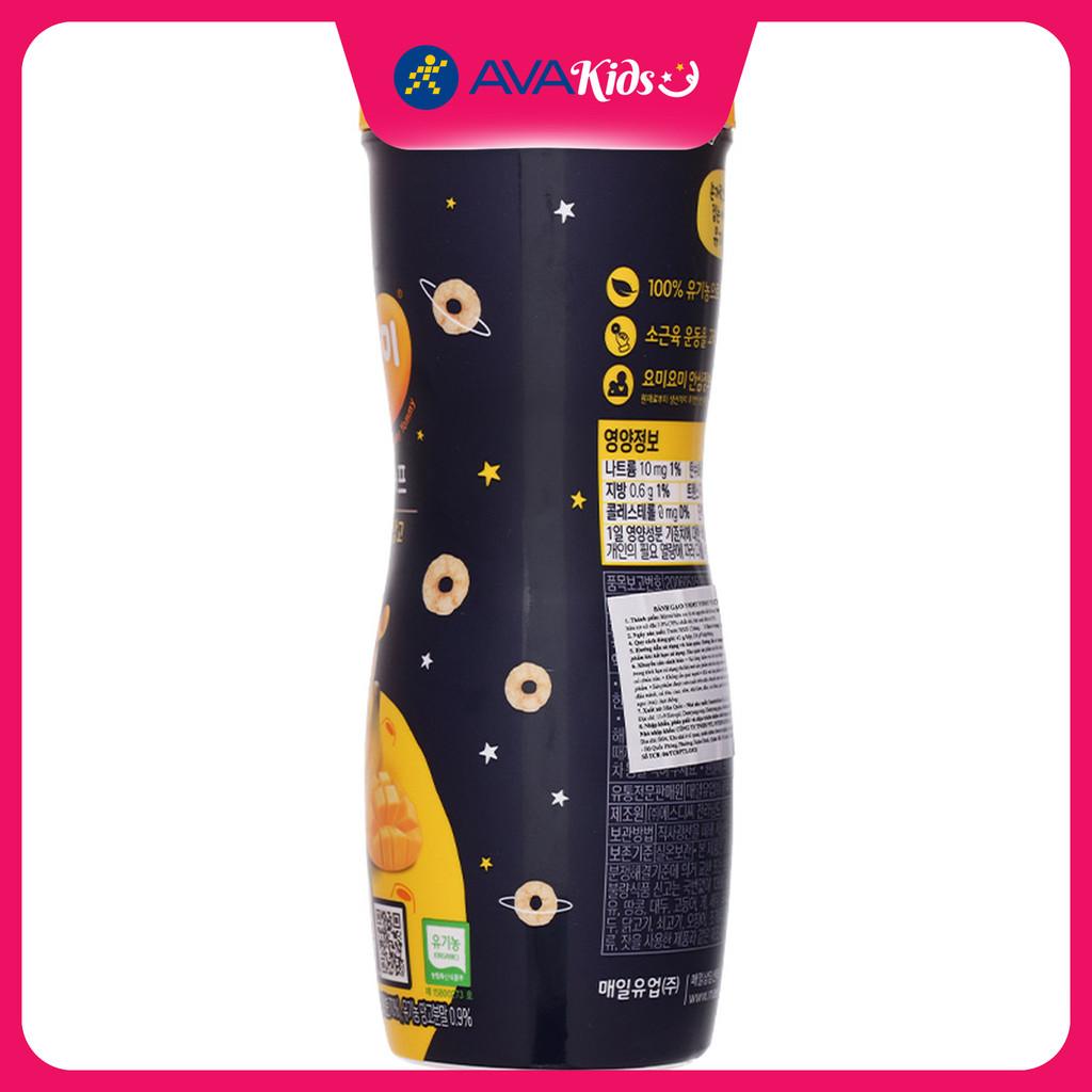 Bánh gạo ăn dặm Maeil Yommy Yommy vị chuối, xoài lon 42g (từ 1 tuổi) - Hàng Chính Hãng