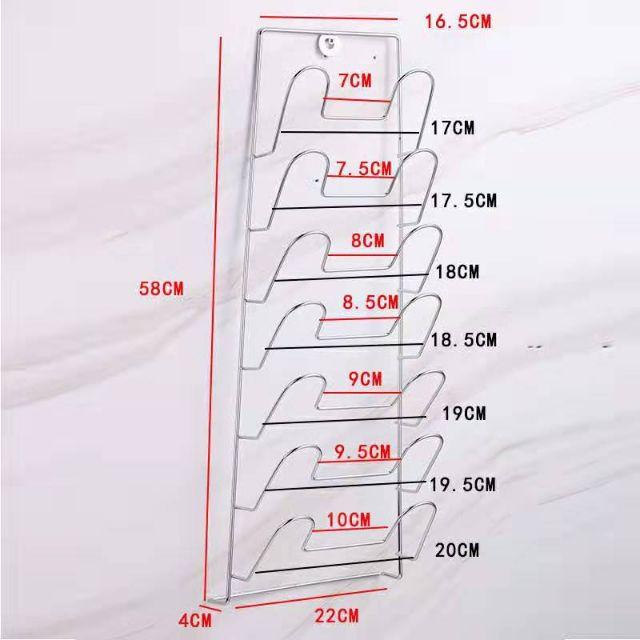 Giá cài vung nồi inox 6 tầng