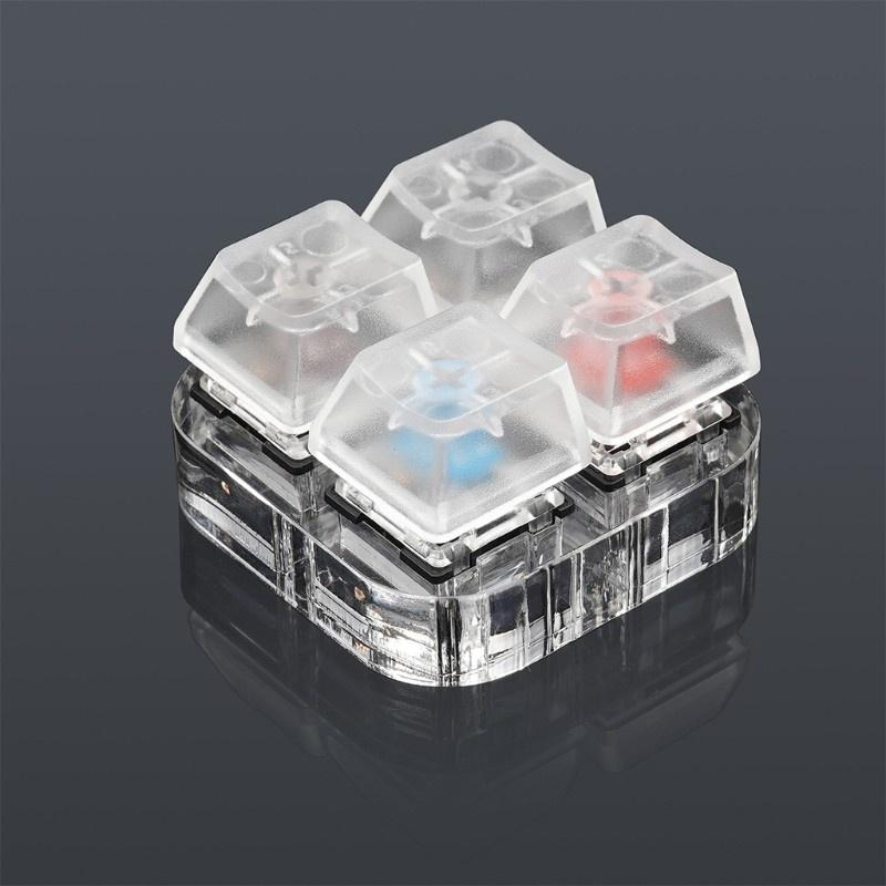 HSV 4 Key Caps Translucent Keycaps Testing Tool Gateron MX Switches Keyboard Tester