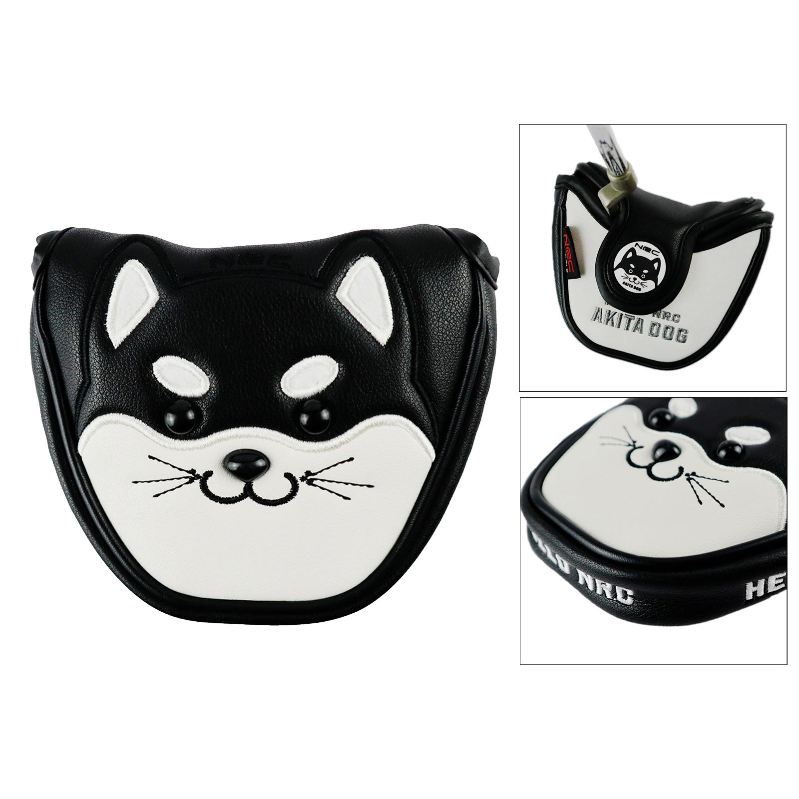 Cartoon Design Golf Club Mallet Putter Head Cover Protect Clubs Headcover