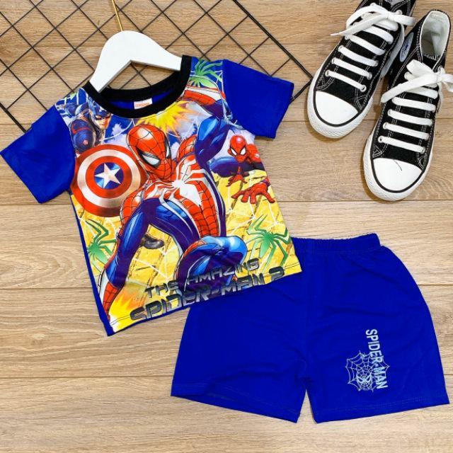 Bộ Cộc Tay Bé Trai 8-20kg Thun Lạnh Xuất Khẩu