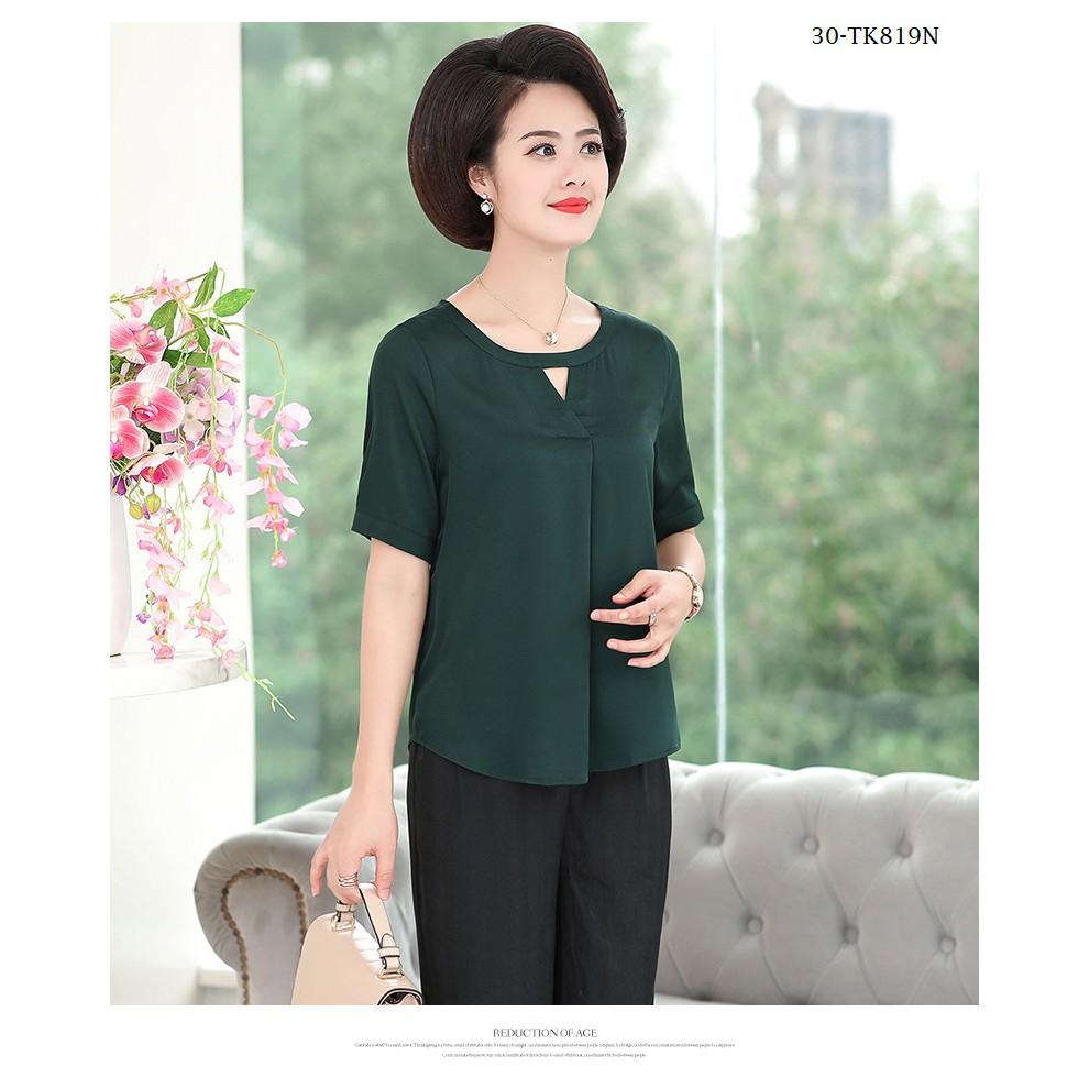 Tk715-ÁO KIỂU TAY NGẮN THIẾT KẾ s-6xl