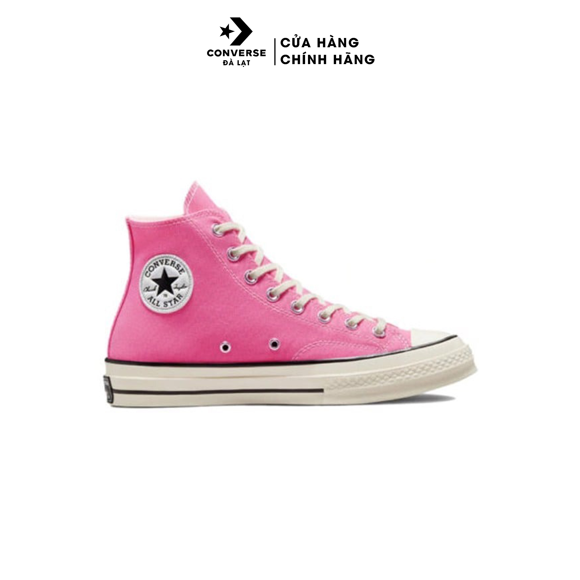 Giày Converse nữ cao cổ hồng Chuck Taylor All Star 1970s Recycled Rpet Canvas - 172678C