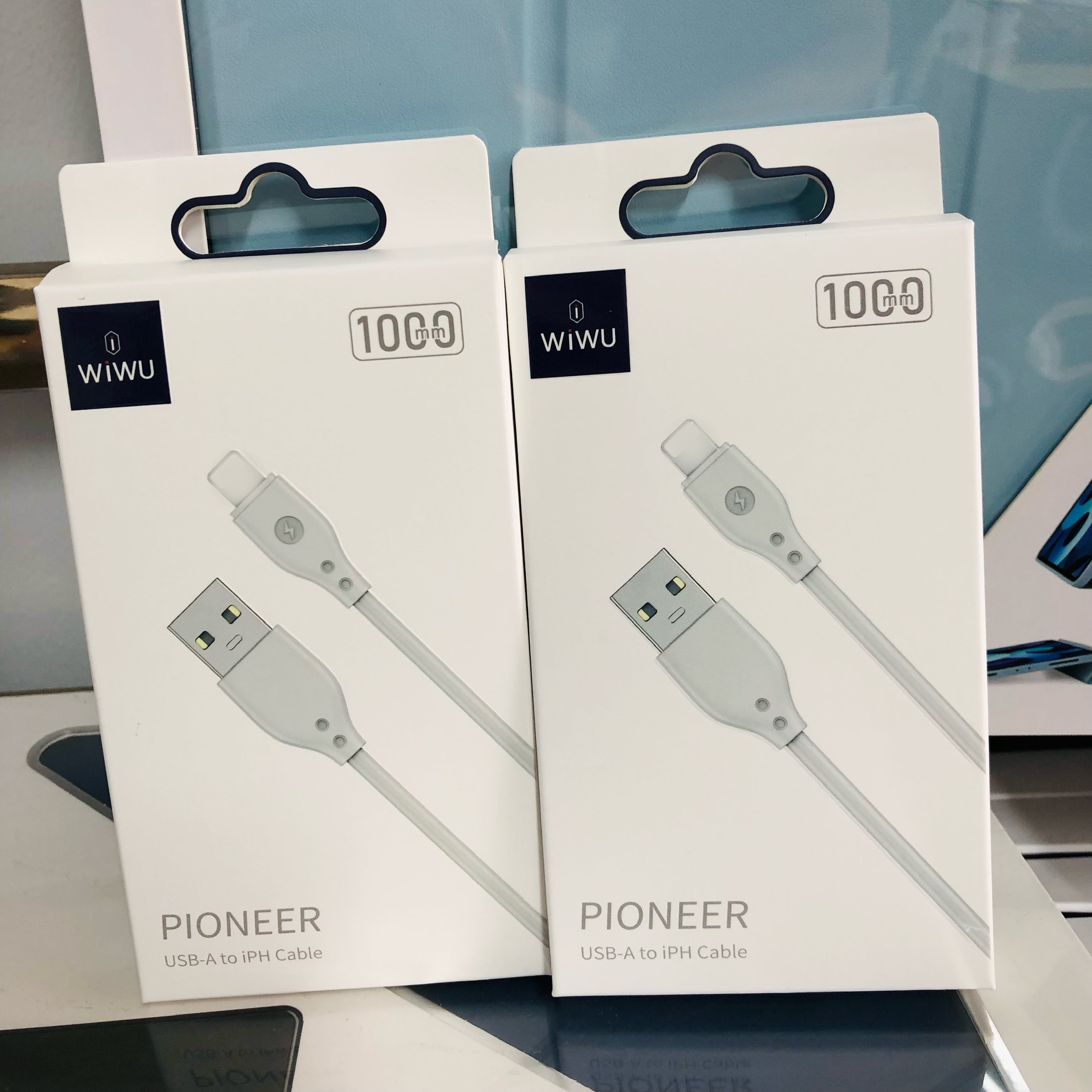 Cáp sạc Wiwu Pioneer Wi-C001 cho điện thoại thông minh USB to Ip hỗ trợ sạc nhanh, bảo vệ an toàn sạc - Hàng chính hãng