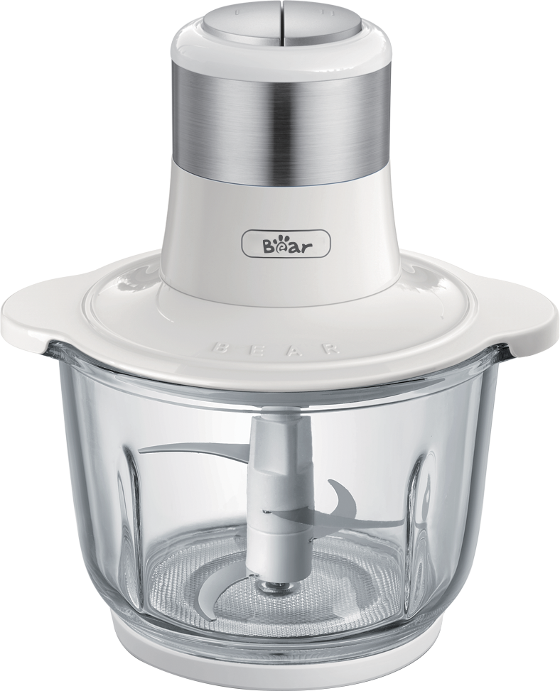 Máy Xay Thịt Đa Năng Bear 2L Cối Thủy Tinh Xay Rau Củ Hạt Cứng Cực Nhuyễn Chống Ồn Dễ Vệ Sinh Công Suất 300W - SB-MA02L - Hàng Chính Hãng