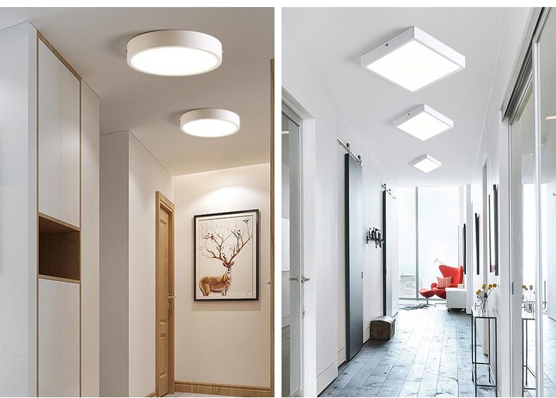 Combo 10 đèn ốp trần nổi YANINA 12W hiện đại