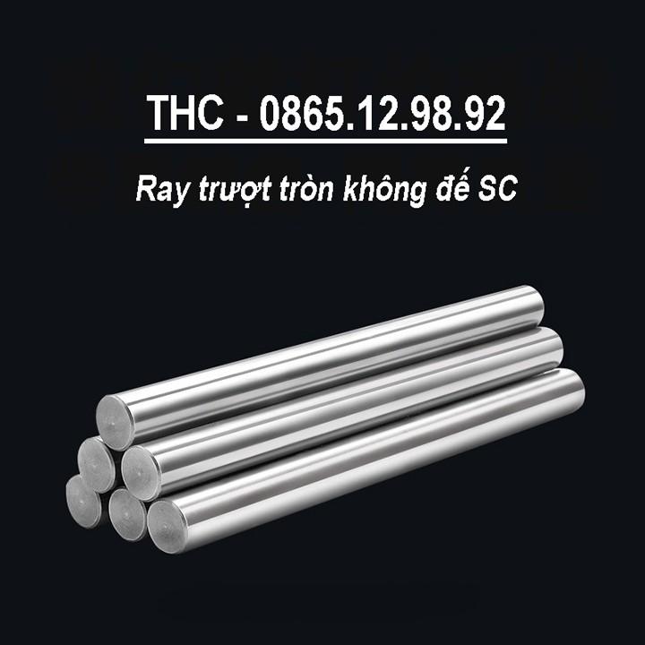 Thanh ray trượt tròn SC25 dài 1 mét đường kính 25mm