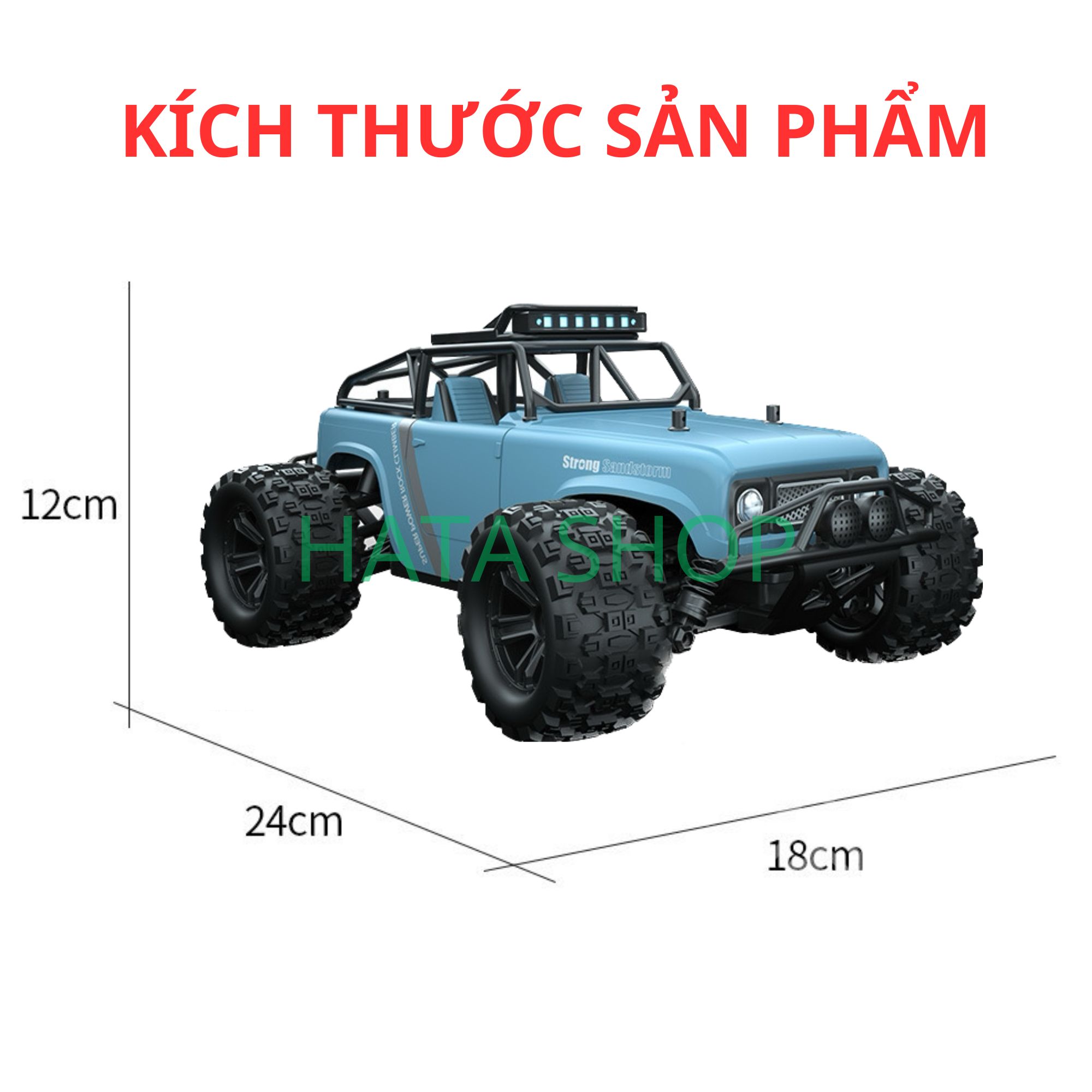 Xe Địa Hình Điều Khiển Từ Xa Heliway 1813 Tốc Độ Cao 50km/h 2.4G Tỉ Lệ 1:18 Leo Núi Vượt Địa Hình Tốc Độ Cao RC