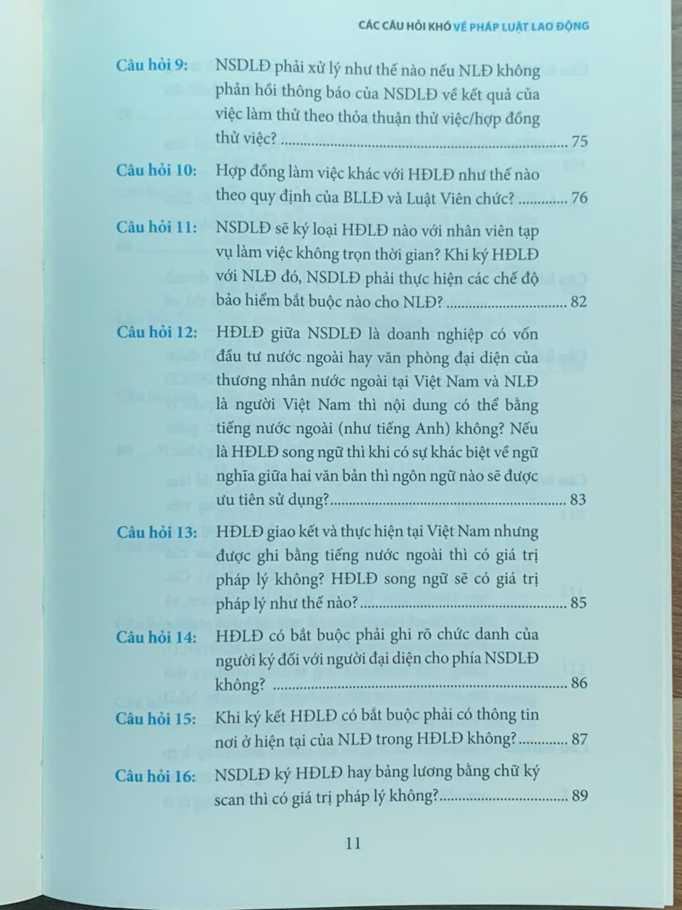 Các câu hỏi khó về pháp luật lao động