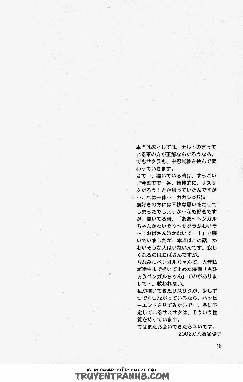 cửu vĩ hồ ly - doujinshi sasusaku chapter 60 30