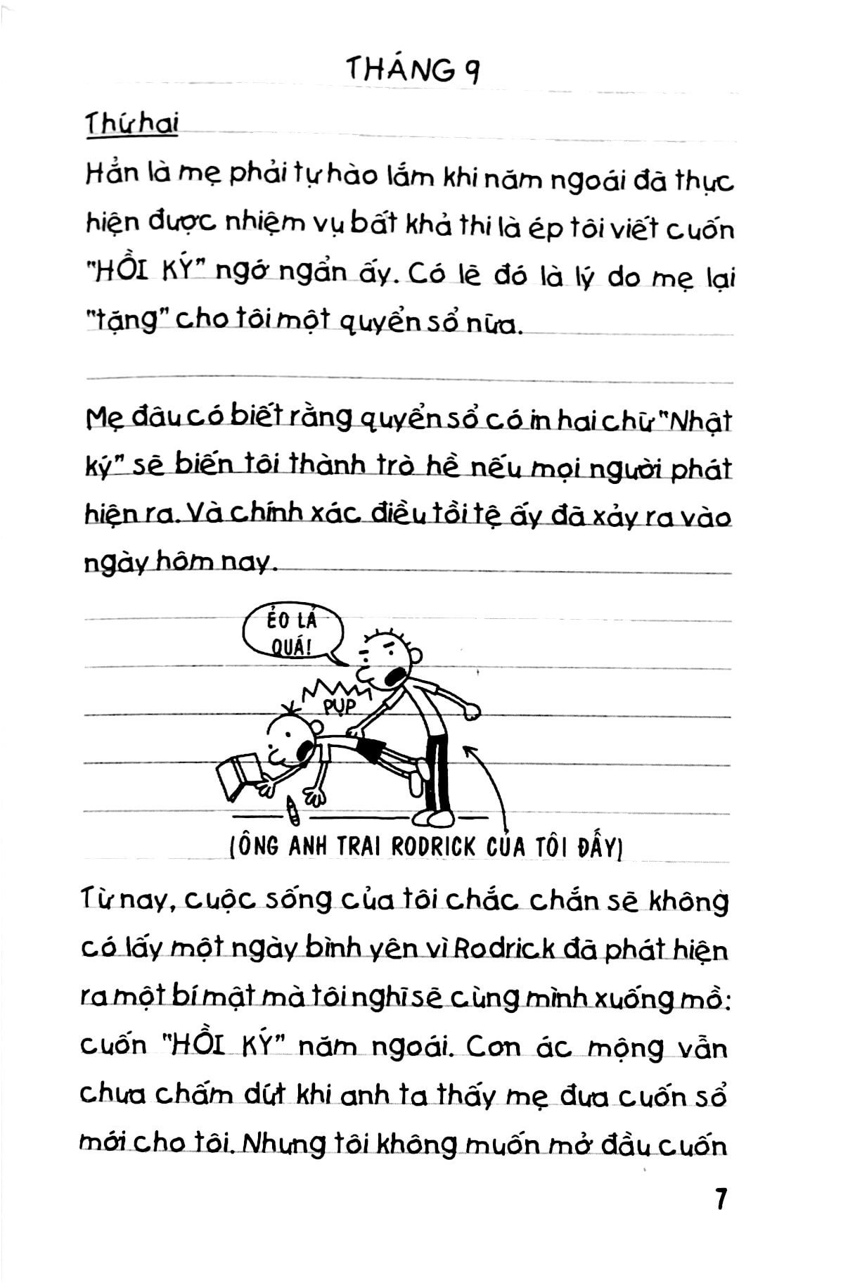 Nhật Ký Chú Bé Nhút Nhát - Tập 2 (Luật của Rodrick) -Phiên bản Tiếng Việt