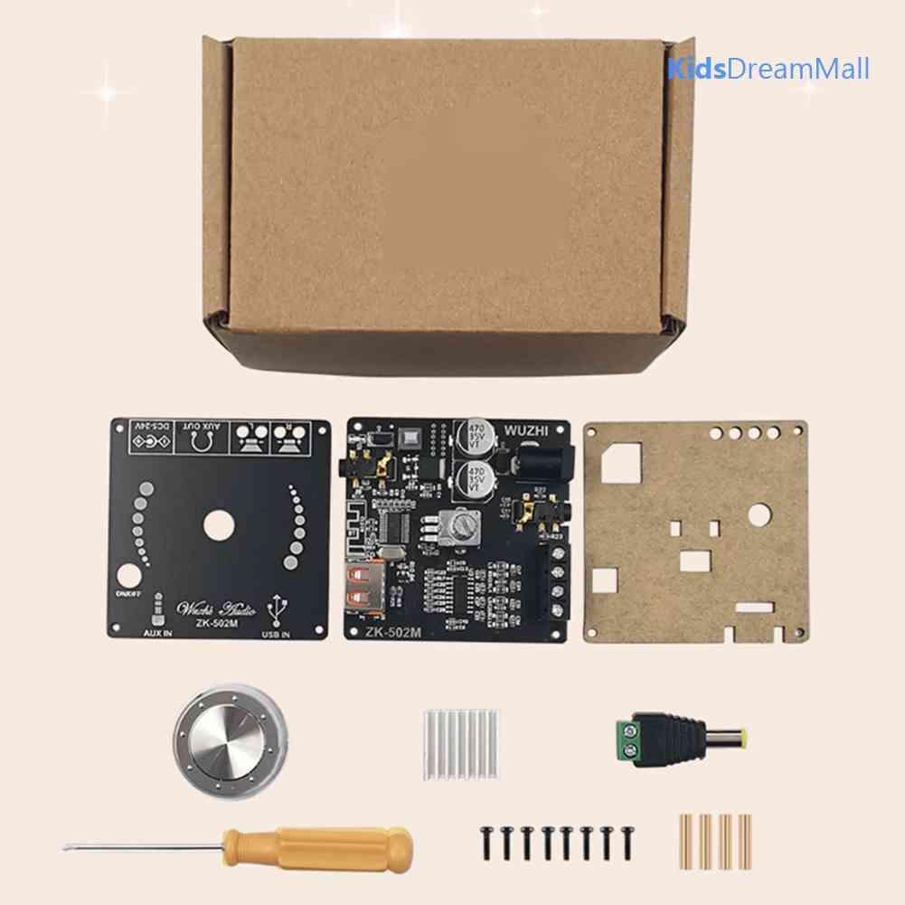 Mới Mạch Khuếch Đại Âm Thanh ZK-502M Mini Bluetooth 5.0 50WX2