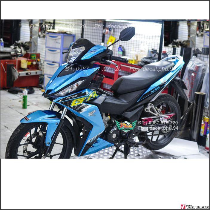 Tem Rời Winner GTR xanh đen