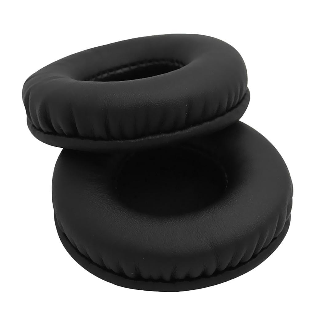 1 Pair Earpads Headphone Replacement Foam Pads for ATH-FC707 FC700 Black