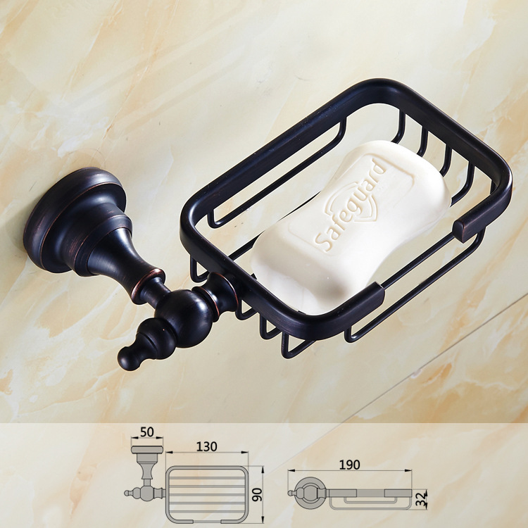 Khay để xà phòng đen Haduvico - PK041M